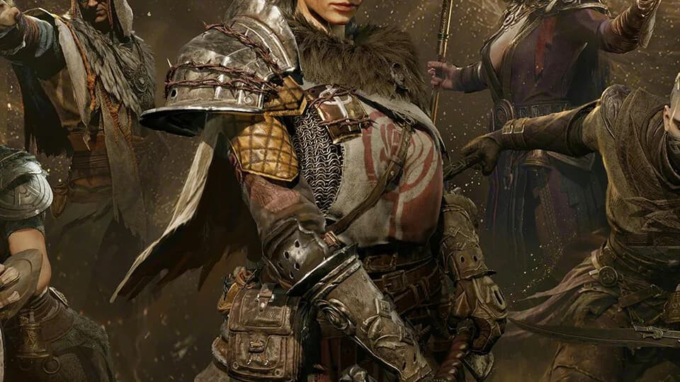 Armored Mercenary leading the six-class roster